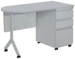 Mobile School Desk with Drawers - OSP Furniture