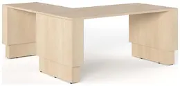 L Shaped Adjustable Height Desk - Concept 400E
