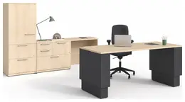 Height Adjustable Desk with Storage Set - Concept 400E
