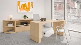 Height Adjustable Desk with Storage Set - Concept 400E