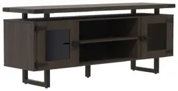 Storage Credenza with Glass Doors - Mirella