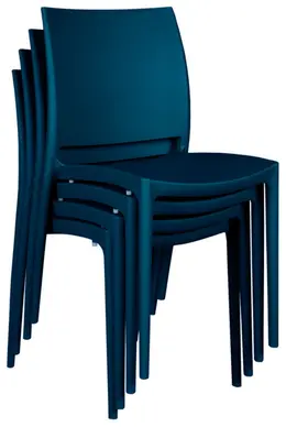 Stacking Chairs - 4 Pack - Terrace