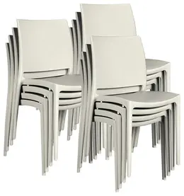 Stacking Chairs - 12 Pack - Terrace
