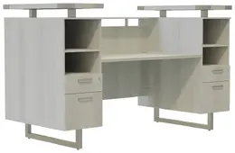 Modern Reception Desk with Drawers - Mirella