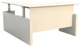 L Shaped Height Adjustable Desk - Medina