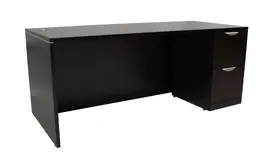 Rectangular Desk with Drawers - PL Laminate