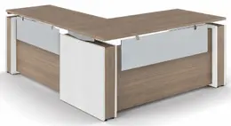 Adjustable Height L Shaped Desk - Elevare
