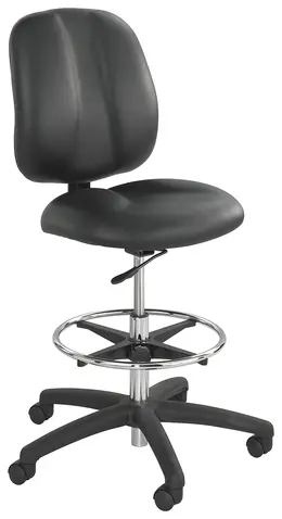 Armless Vinyl Drafting Chair - Apprentice II