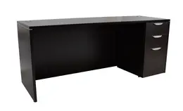 Rectangular Desk with Drawers - PL Laminate