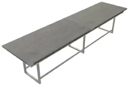 Large Standing Height Conference Table - Mirella