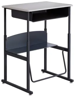 Adjustable Height Student Desk - AlphaBetter