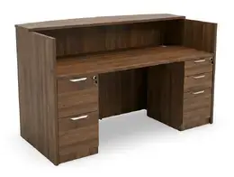 Reception Desk with Drawers - HL