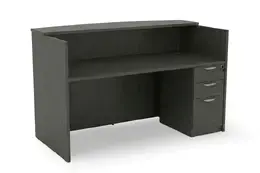 Contemporary Reception Desk with Drawers - HL