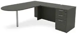 L-Shaped Peninsula Desk - HL