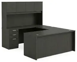 U Shaped Desk with Hutch - HL