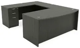 Bow Front U Shape Desk - HL