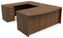 Bow Front U Shape Desk - HL
