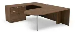 U Shaped Peninsula Desk - HL