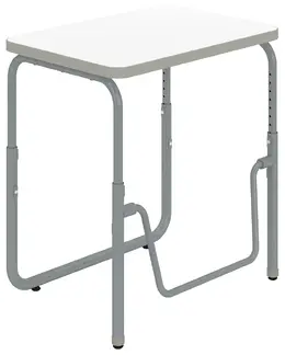 Height Adjustable Student Desk with Dry Erase Top