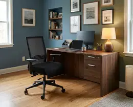 Home Office Desk with Drawers - HL