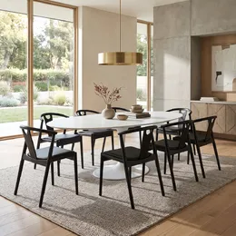 Oval Dining Table and Chairs Set - Astrid