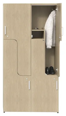 Wardrobe Lockers with Key Locks - Co.Lok