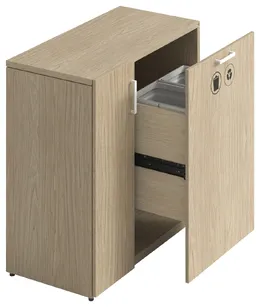 Trash and Recycling Cabinet - Quorum Multiconference