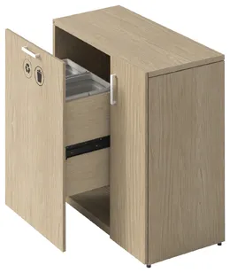 Trash and Recycling Cabinet - Quorum Multiconference