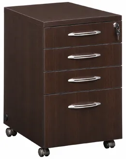 4 Drawer Mobile Pedestal for Aberdeen Credenzas - Aberdeen