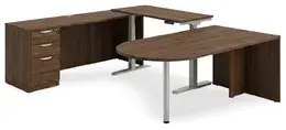 U Shaped Peninsula Standing Desk - HL