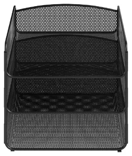 3 Tier Desk Organizer Tray - Onyx