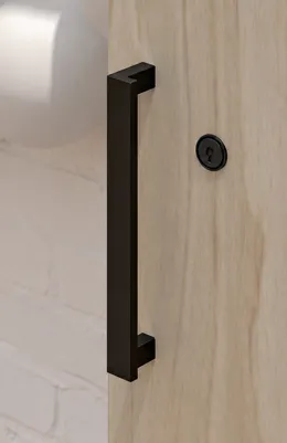 Set of 4 Black Locker Handles with Key Locks - Co.Lok