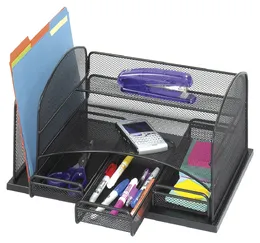 Desk Organizer with Drawers - Onyx