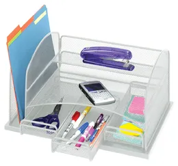 Desk Organizer with Drawers - Onyx