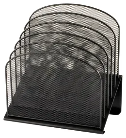 Vertical Desk File Organizer - Onyx