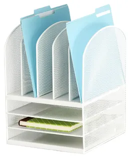 Mesh Desk Organizer - Onyx