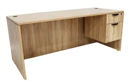 Rectangular Desk with Drawers - PL Laminate