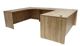 U Shaped Desk Shell - PL Laminate