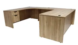 U Shaped Office Desk - PL Laminate