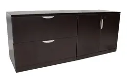 Combo Lateral File Storage Cabinet Credenza - PL Laminate