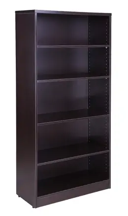 5 shelf bookcase - 65.5" Tall - Commerce Laminate