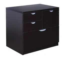 4 Drawer Combo Lateral Filing Cabinet - Commerce Laminate