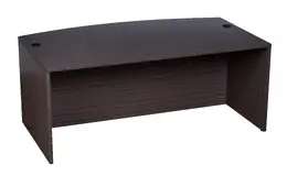 Bow Front Desk Shell - Commerce Laminate