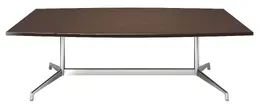 Boat Shaped Conference Table with Steel Base - Seville