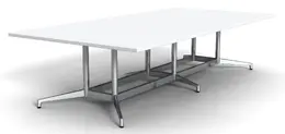 Rectangular Conference Table with Steel Base - Seville