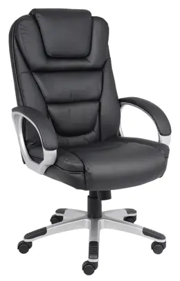 Leather Executive High Back Chair - LeatherPlus