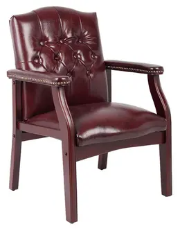 Upholstered Tufted Guest Chair