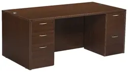 Rectangular Desk with Drawers - Napa