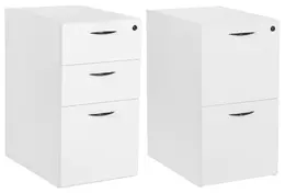 Pair of 2 & 3 Drawer Pedestals for Office Star Desks - Napa