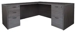 L Shaped Desk with Drawers - Napa